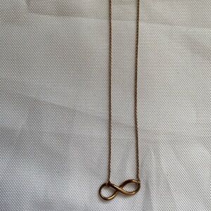 Rose Gold Infinity Necklace